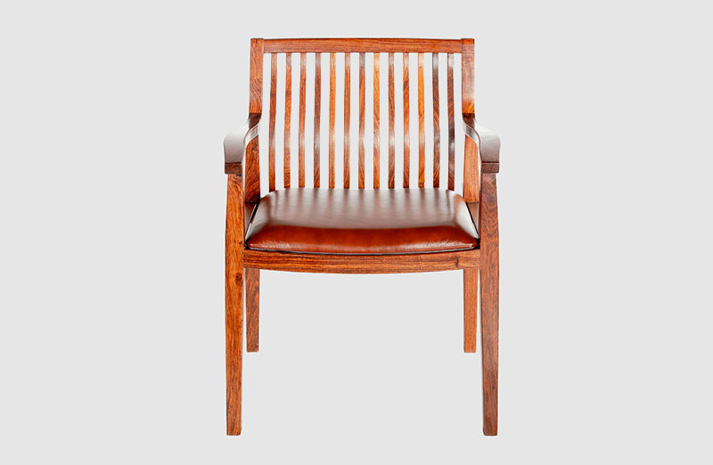 甘南中式实木大方椅家具效果图